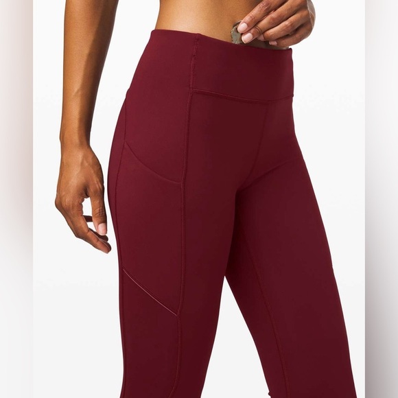 Lululemon Speed Up Tight *Full-On Luxtreme Deep Rouge size 6 - Picture 5 of 12